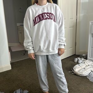 MINNESOTA CREWNECK WHITE